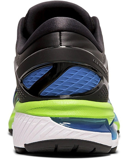 Кроссовки мужские ASICS Gel-Kayano 26 Black/Electric Blue - Фото 3 большая