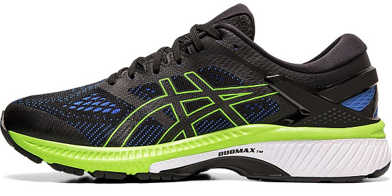 Кроссовки мужские ASICS Gel-Kayano 26 Black/Electric Blue - Фото 4 большая