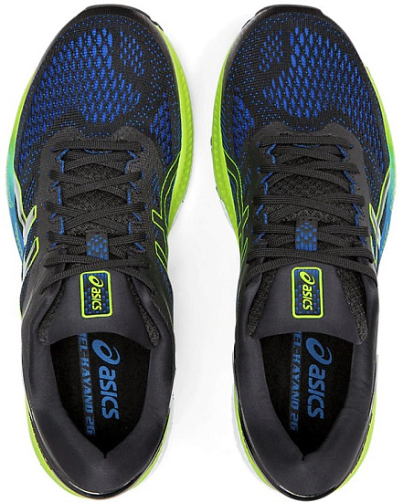 Кроссовки мужские ASICS Gel-Kayano 26 Black/Electric Blue - Фото 5 большая