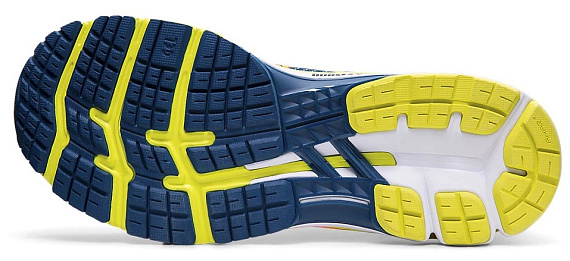 Кроссовки мужские ASICS Gel-Kayano 26 Mako Blue/Sour Yuzu - Фото 2 большая