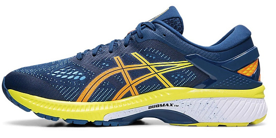 Кроссовки мужские ASICS Gel-Kayano 26 Mako Blue/Sour Yuzu - Фото 4 большая