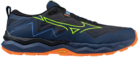 Кроссовки мужские Mizuno Wave Daichi 9 EstateBlu/LightYel/L - Фото 1 большая