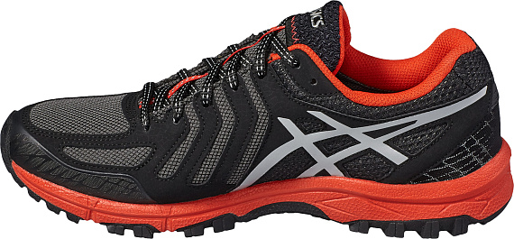 Кроссовки мужские ASICS Gel-Fujiattack 5 GTX Black/Silver/Vermilion - Фото 2 большая