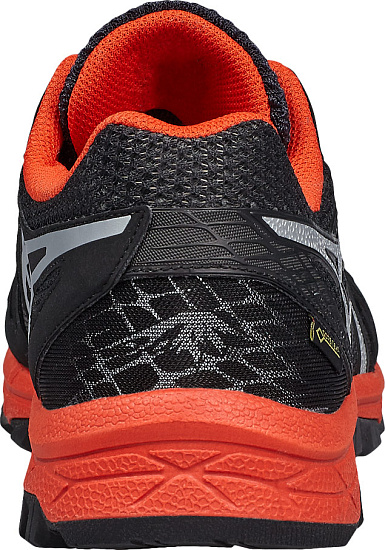 Кроссовки мужские ASICS Gel-Fujiattack 5 GTX Black/Silver/Vermilion - Фото 4 большая