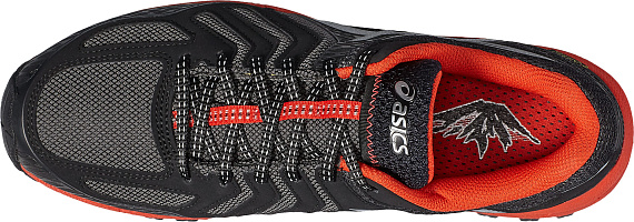 Кроссовки мужские ASICS Gel-Fujiattack 5 GTX Black/Silver/Vermilion - Фото 5 большая