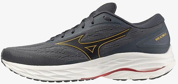 Кроссовки мужские Mizuno Wave Ultima 15 Turbulence/Citrus/Cayenne - Фото 2 большая