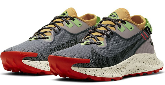 Кроссовки мужские Nike Pegasus Trail 2 GTX Smoke Grey/Black-Bucktan-College Grey - Фото 7 большая