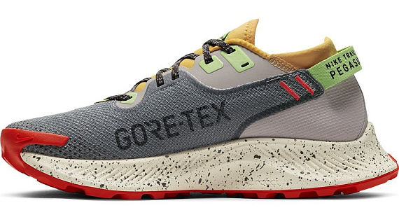 Кроссовки мужские Nike Pegasus Trail 2 GTX Smoke Grey/Black-Bucktan-College Grey - Фото 8 большая