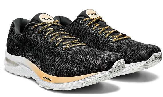 Кроссовки мужские ASICS Gel-Cumulus 22 Black/Graphite Grey - Фото 7 большая