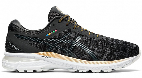 Кроссовки мужские ASICS Gt-2000 8 Black/Graphite Grey - Фото 1 большая