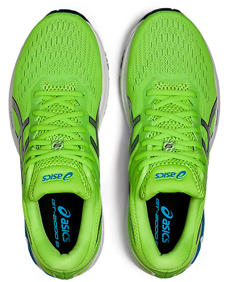 Кроссовки мужские ASICS GT-2000 9 Hazard Green/Pure Silver - Фото 4 большая