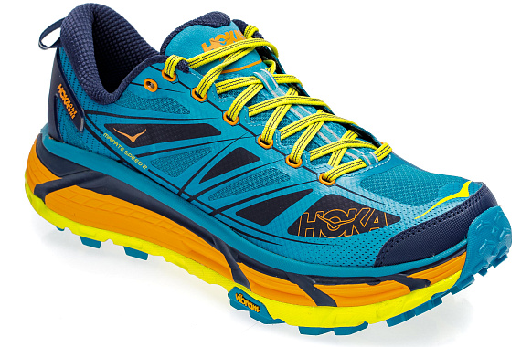 Кроссовки мужские Hoka Mafate Speed 2 Caribbean Sea/Autumn Glory - Фото 3 большая