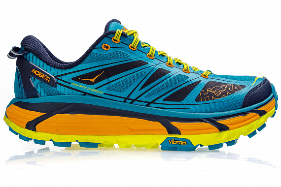Кроссовки мужские Hoka Mafate Speed 2 Caribbean Sea/Autumn Glory - Фото 1 большая