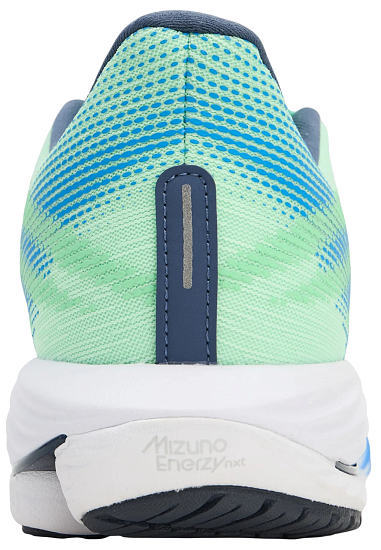 Кроссовки мужские Mizuno Wave Rider 28 Neo Mint/Frontier Blue/Vintage - Фото 2 большая