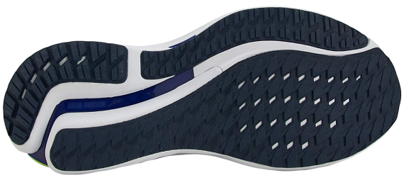 Кроссовки мужские Mizuno Wave Inspire 21 Reflex Blue C/White/GreenGecko - Фото 4 большая