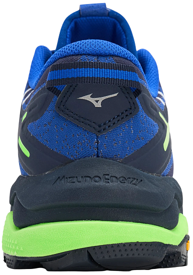 Кроссовки мужские Mizuno Wave Mujin 10 ReflexBlueC/White/GreenGecko - Фото 2 большая