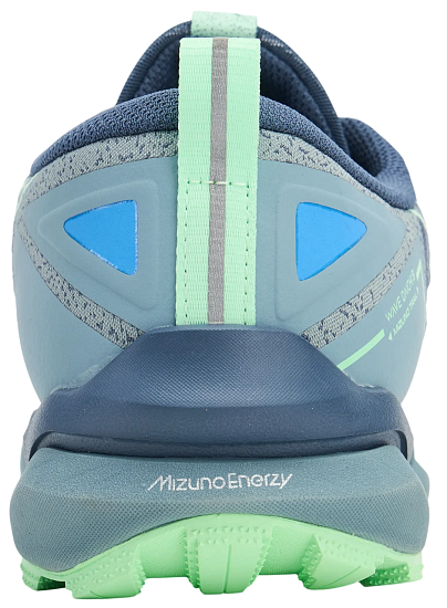 Кроссовки мужские Mizuno Wave Daichi 9 Vintage Indigo/Neo Mint/Citade - Фото 2 большая
