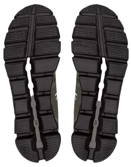 Кроссовки мужские On Cloud 5 Waterproof Olive/Black - Фото 3 большая