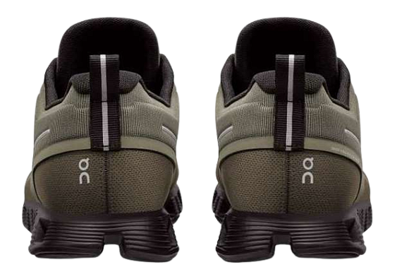 Кроссовки мужские On Cloud 5 Waterproof Olive/Black - Фото 5 большая