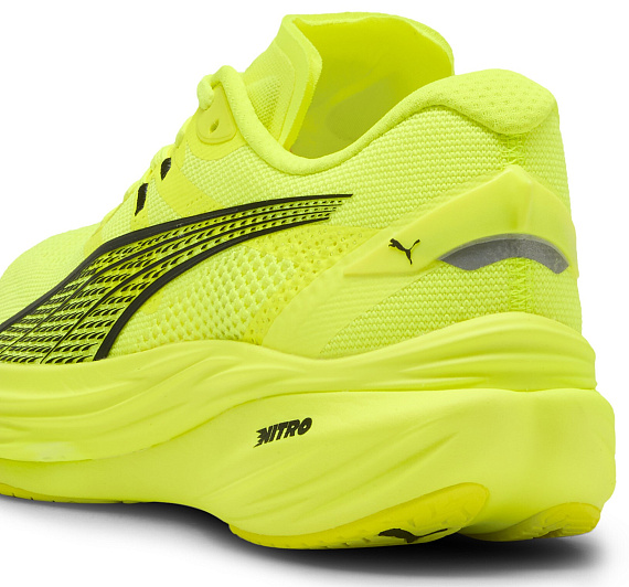 Кроссовки мужские Puma Deviate Nitro 3 Yellow Alert/Black - Фото 3 большая