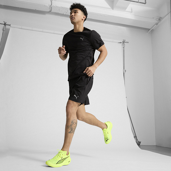 Кроссовки мужские Puma Deviate Nitro 3 Yellow Alert/Black - Фото 9 большая