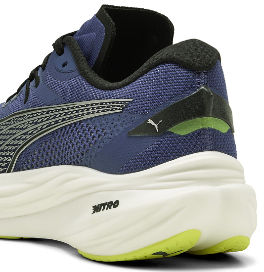 Кроссовки мужские Puma Deviate Nitro 3 Blue Crystal/Black - Фото 3 большая