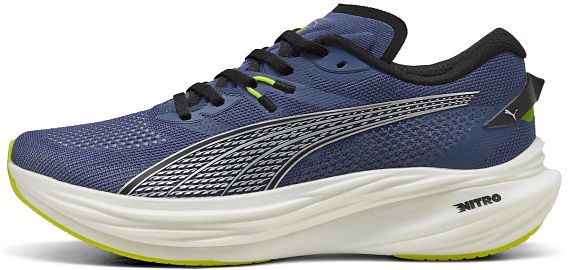 Кроссовки мужские Puma Deviate Nitro 3 Blue Crystal/Black - Фото 4 большая