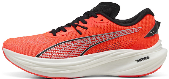 Кроссовки мужские Puma Deviate Nitro 3 Glowing Red/Black - Фото 4 большая
