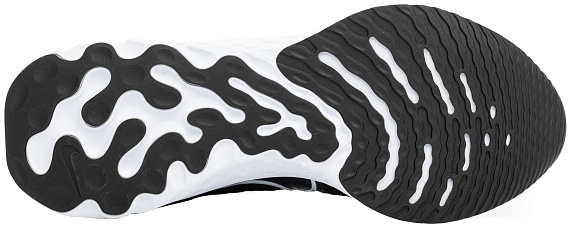 Кроссовки мужские Nike React Infinity Run Flyknit 2 Black/White/White - Фото 4 большая