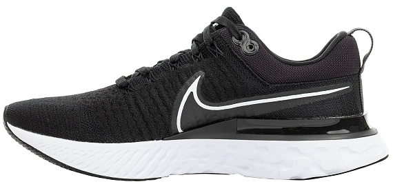 Кроссовки мужские Nike React Infinity Run Flyknit 2 Black/White/White - Фото 5 большая