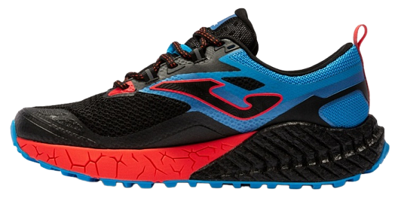 Кроссовки мужские Joma Trail Serie Rase 22 Black/Royal Blue - Фото 2 большая