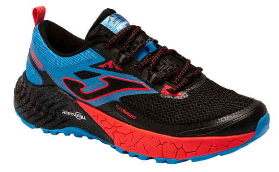 Кроссовки мужские Joma Trail Serie Rase 22 Black/Royal Blue - Фото 3 большая