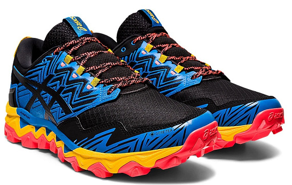 Кроссовки мужские ASICS Gel-Fujitrabuco 8 G-Tx Directoire Blue/Black - Фото 6 большая