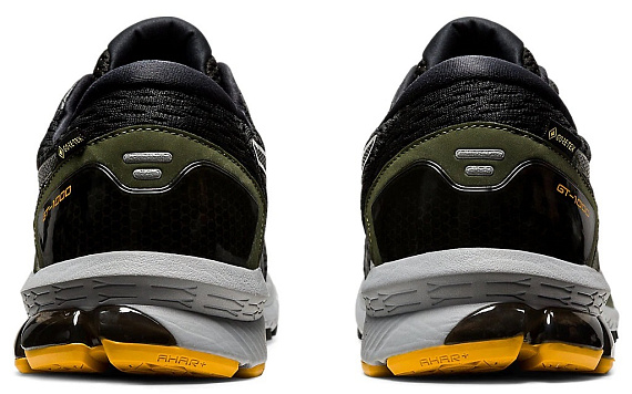 Кроссовки мужские ASICS GT-1000 9 GTX Black/Smog Green - Фото 4 большая