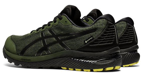 Кроссовки мужские ASICS Gel-Cumulus 22 GTX Smog Green/Black - Фото 6 большая