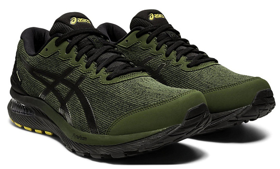 Кроссовки мужские ASICS Gel-Cumulus 22 GTX Smog Green/Black - Фото 7 большая
