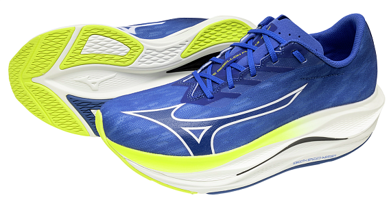 Кроссовки мужские Mizuno Wave Rebellion Flash 3 Dazzling Blue/Surf the Web/For - Фото 2 большая