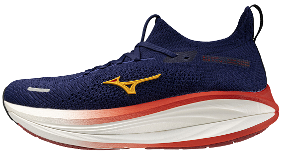 Кроссовки мужские Mizuno Neo Vista 3 Beacon Blue/Artisan's Gold/Tomato Puree - Фото 2 большая