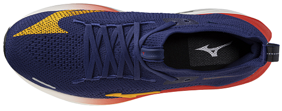 Кроссовки мужские Mizuno Neo Vista 3 Beacon Blue/Artisan's Gold/Tomato Puree - Фото 5 большая
