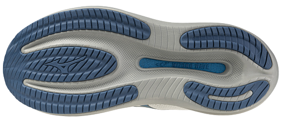 Кроссовки мужские Mizuno Wave Rider 30 Foggy Dew/Dark Slate/White - Фото 3 большая