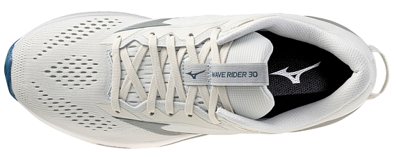 Кроссовки мужские Mizuno Wave Rider 30 Foggy Dew/Dark Slate/White - Фото 5 большая
