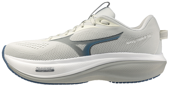 Кроссовки мужские Mizuno Wave Rider 30 Foggy Dew/Dark Slate/White - Фото 2 большая