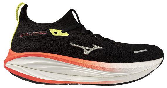 Кроссовки Mizuno Neo Vista 3 Black/Mirage Gray/Lava Orange - Фото 1 большая