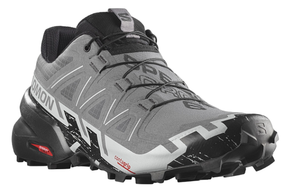 Кроссовки мужские Salomon Speedcross 6 Quiet Shade/Black/Pearl Blue - Фото 2 большая