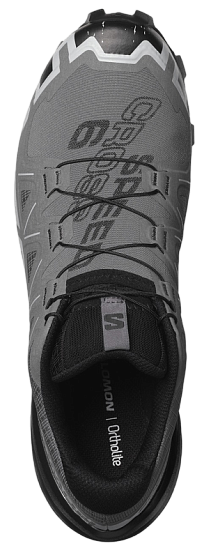 Кроссовки мужские Salomon Speedcross 6 Quiet Shade/Black/Pearl Blue - Фото 4 большая
