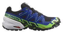 Кроссовки Salomon Spikecross 6 Gtx Black/Surf The Web/Green Gecko