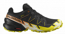 Кроссовки мужские Salomon Speedcross 6 Gtx Black/Sulphur Spring/Bird Of Paradise