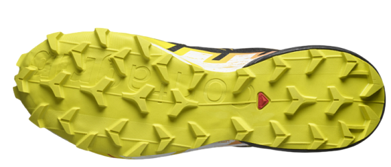 Кроссовки мужские Salomon Speedcross 6 Gtx Black/Sulphur Spring/Bird Of Paradise - Фото 4 большая