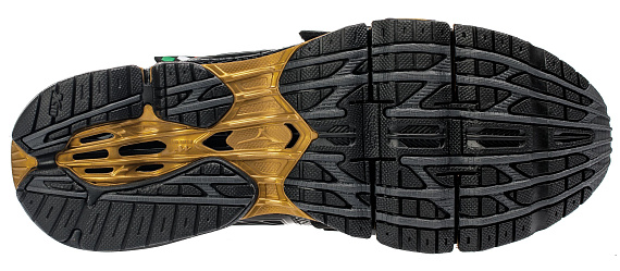 Кроссовки мужские Mizuno Wave Tenjin 4 Чер/Т.сер/Зол - Фото 3 большая