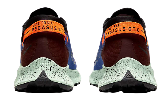 Кроссовки мужские Nike Pegasus Trail 2 GTX Mystic Dates/Astronomy Blue/Black/Laser Orange - Фото 4 большая